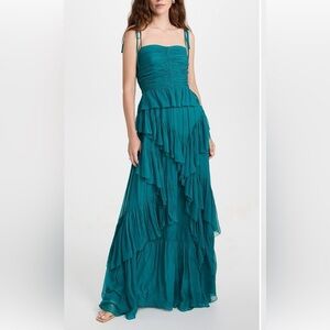 NEW Ulla Johnson Aveline Gown Size 14 – Ruffle Silk Maxi MSRP $1295